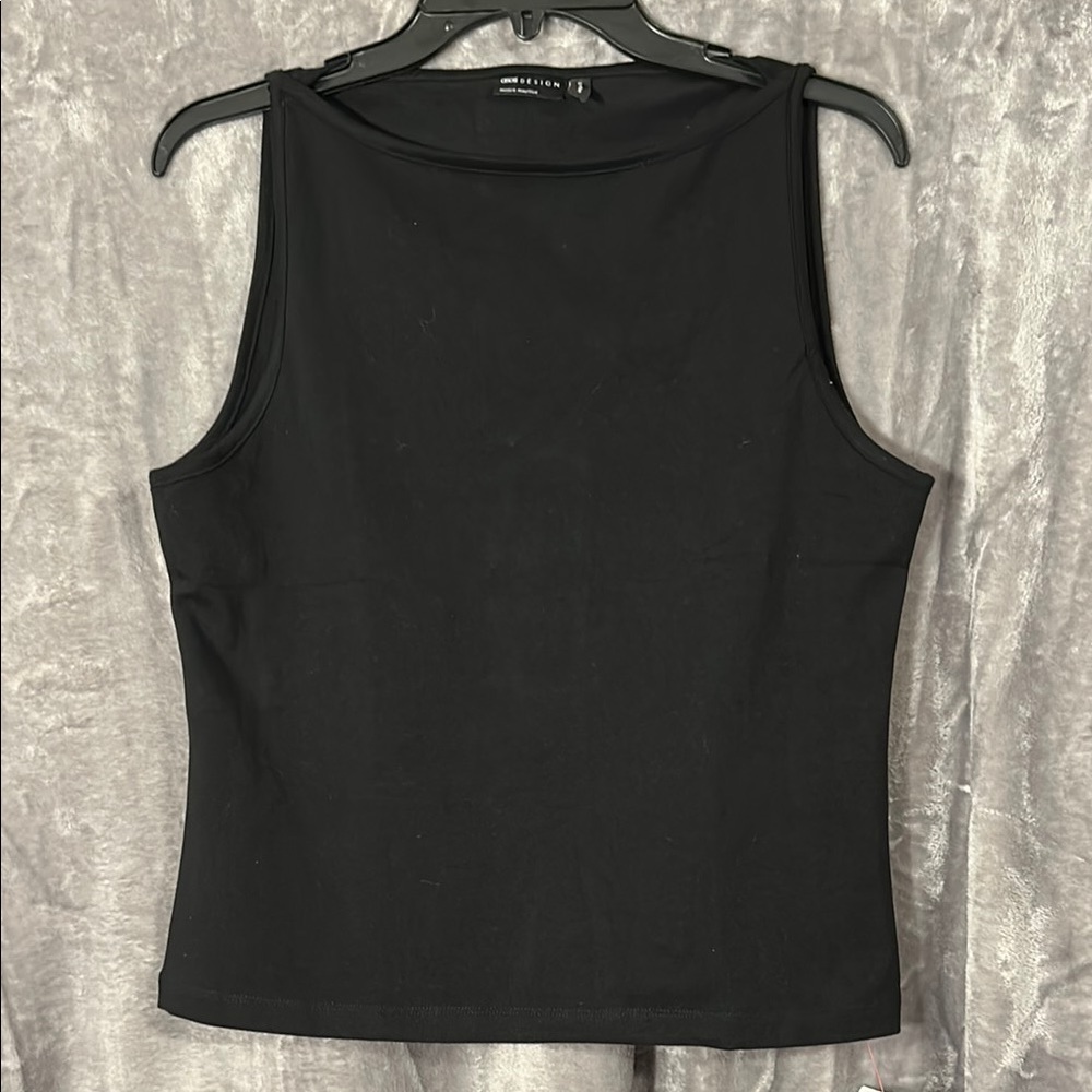 ASOS Black Fitted Sleeveless Tank Top